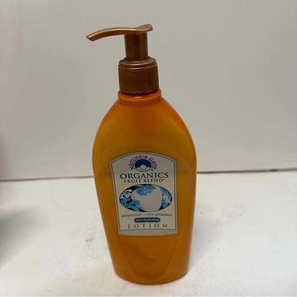 Nature Gates Organic Persimmon Rose Geranium Lotion 12 OZ HTF